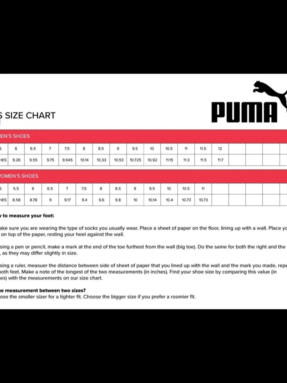 Puma new without